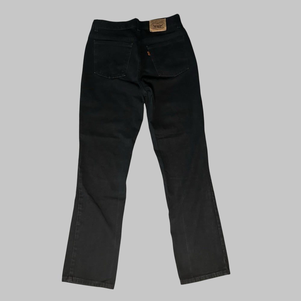 Vtg Levis Men's 31x31 Orange Tab 619 Slim Straight Black Denim Jeans Canada